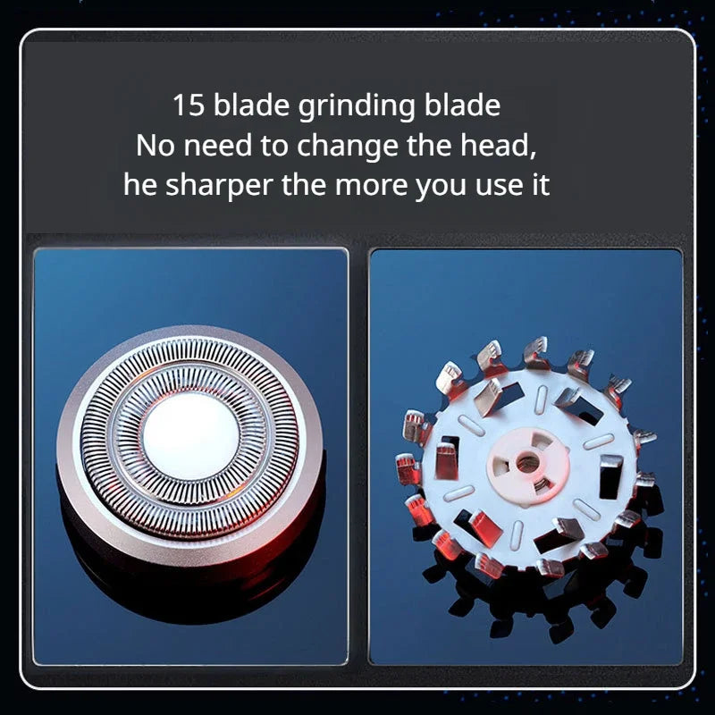 Elektrisk rakapparat kompakt vattentålig reseklippare