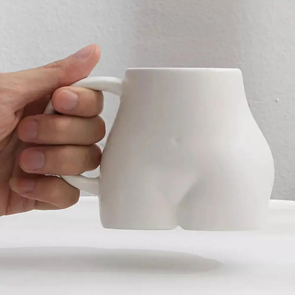 Kaffe Mugg Med Kvinnliga Rundningar