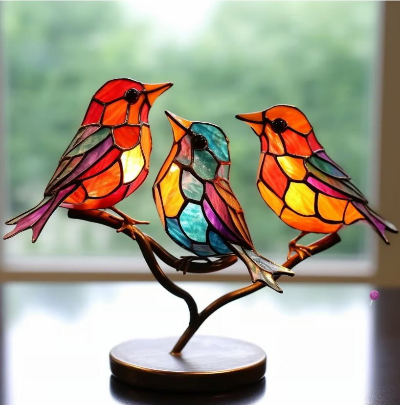 Joyful Bird Group - Färgglad Dekoration