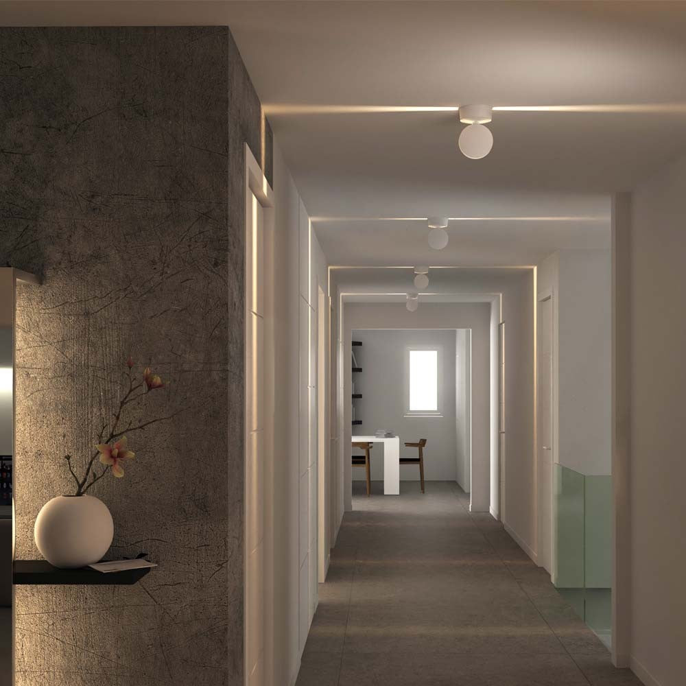 Scotty Beam Pro LED-vägglampa – 360° spotlight i modern design