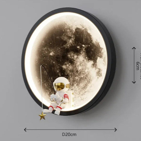 MoonBeam - Förtrollande LED Månlampa för lugnande atmosfär