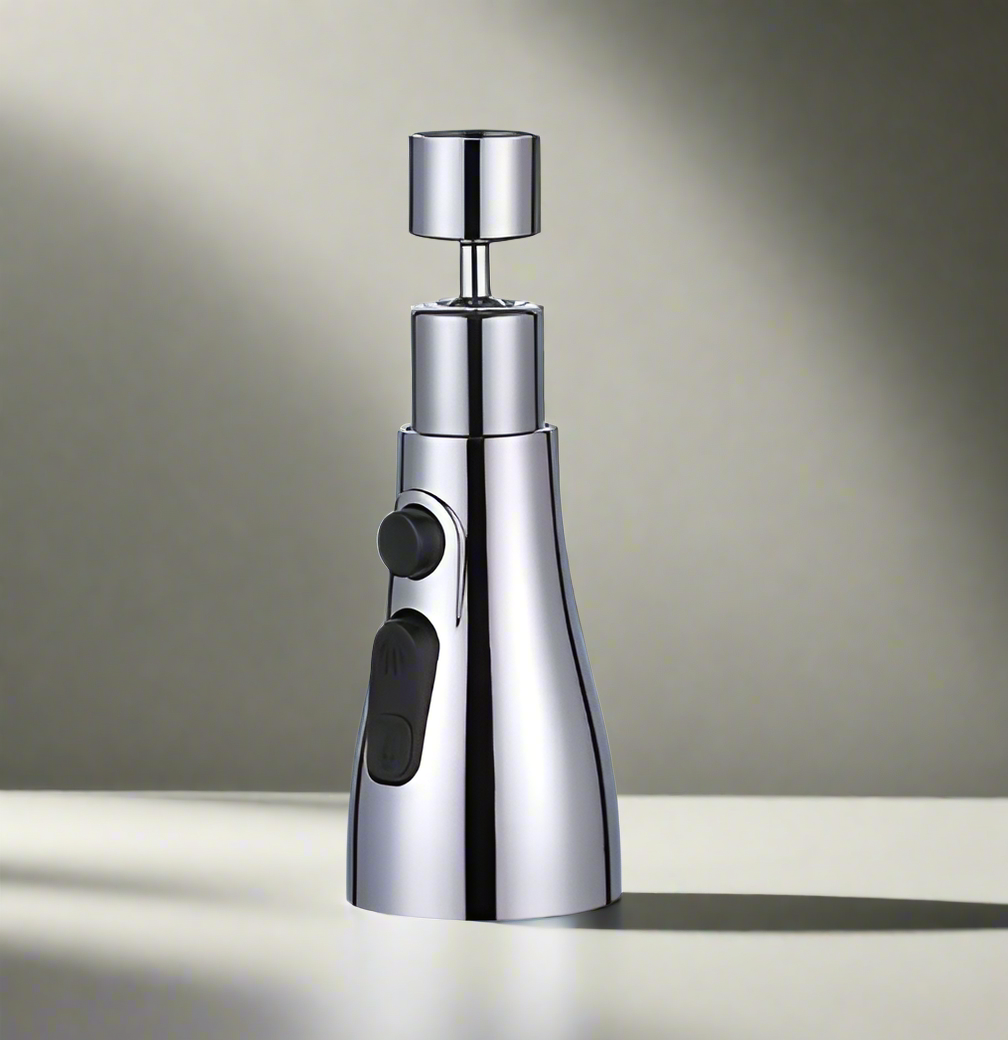 Norvion Arc | Utdragbar köksblandare i svart med 360°-rotation och vattensparfunktion