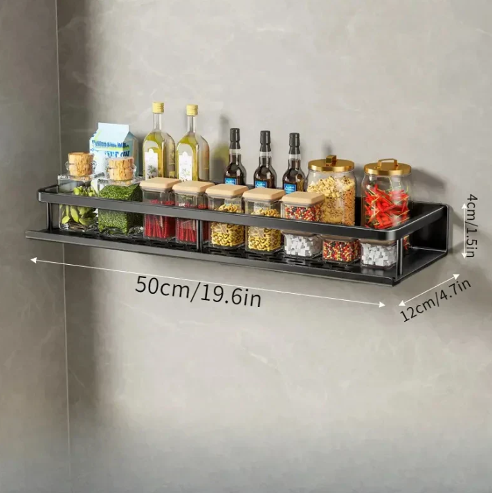 Modernt grått köksregal