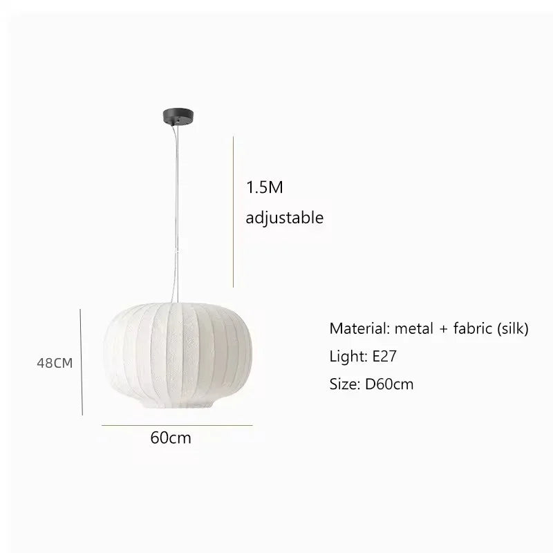 Aetheris | Dansk pendellampe i silke i trappeform