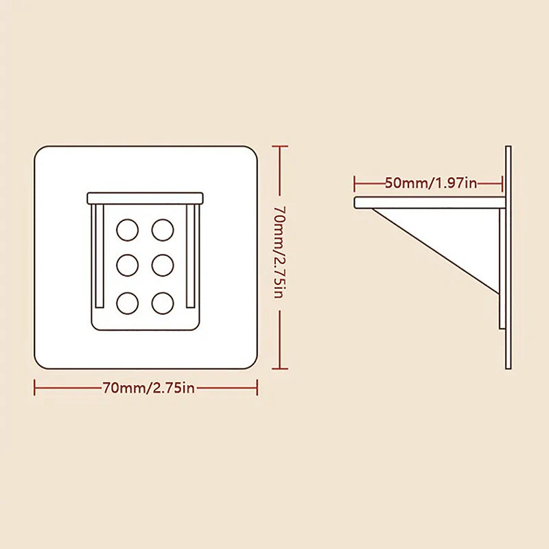 Carvallo ClipPro | Stark dubbelstång | Utan borrning | För skåp & hyllor