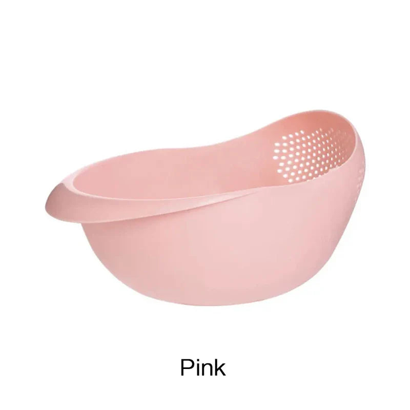 Carvallo Multifunktions-sil | Sil för rensning & avrunning | För frukt, grönsaker & ris | Ergonomisk design