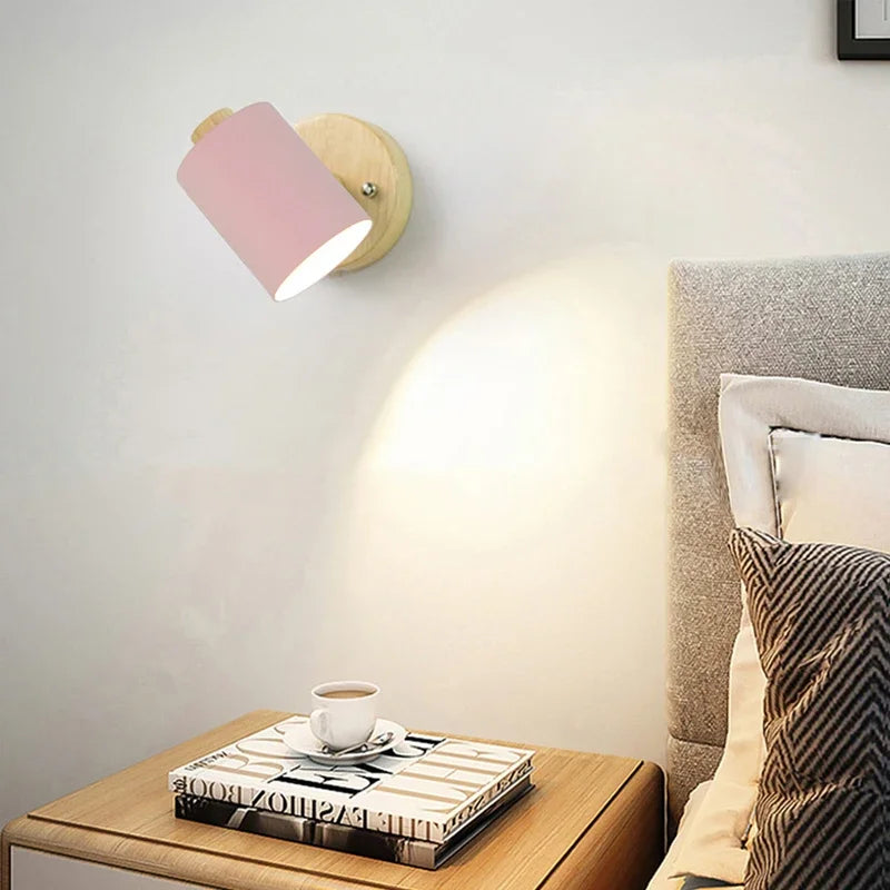 GlowWood - Vägglampa av trä