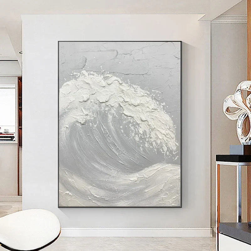 Silent Surge - Handmålad oljemålning