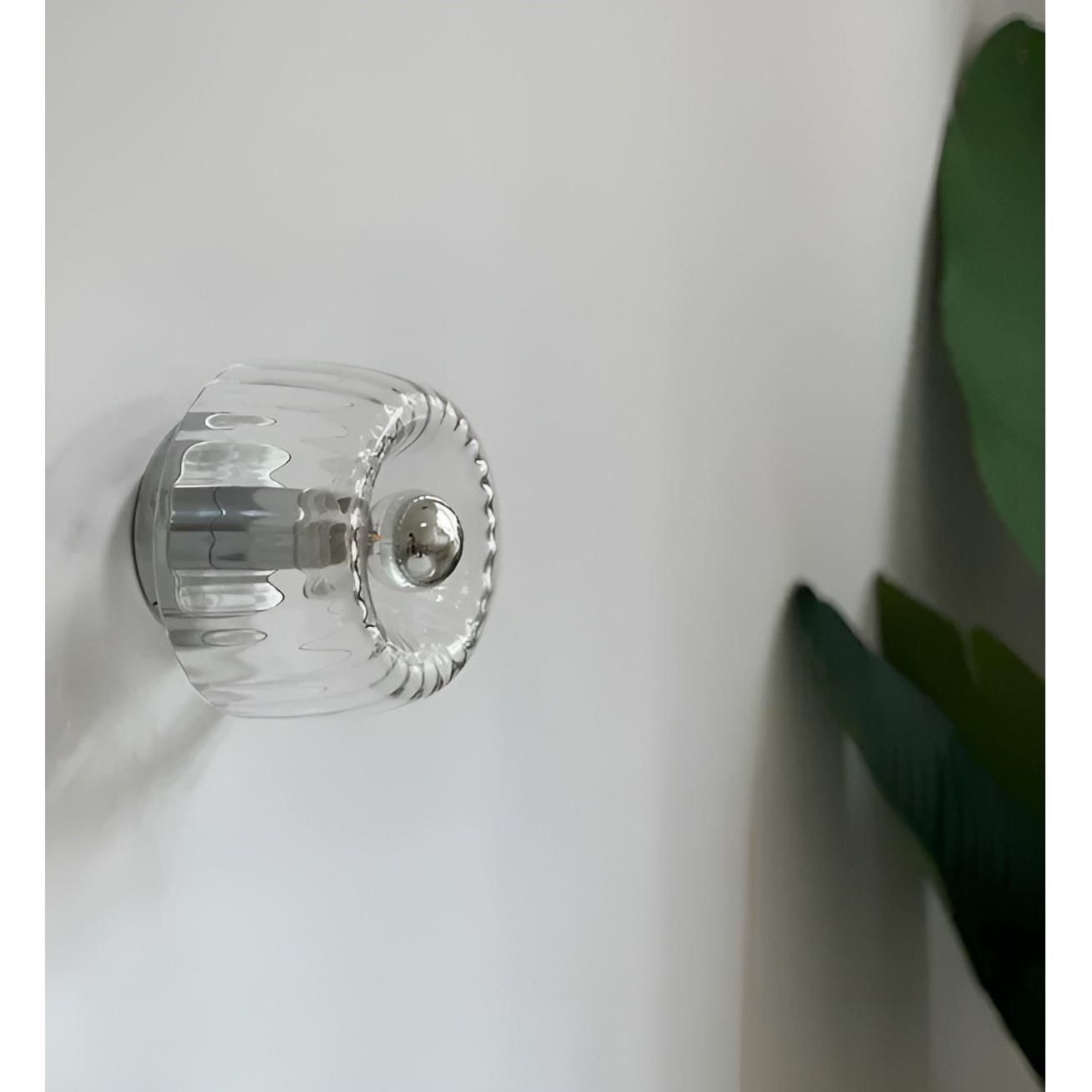 ScandiShine Light - Modern Skandinavisk Glas Vägglampa