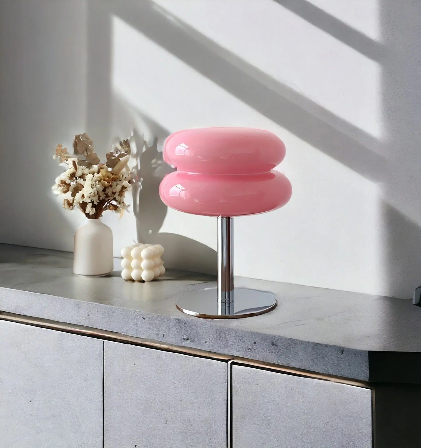 Jolie Bordslampa – Macaron Glaslampa med Elegant Design