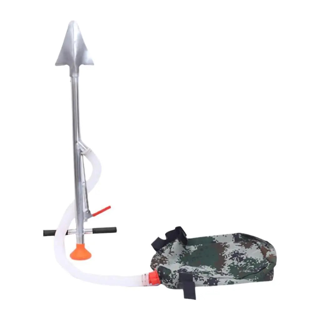 Carvallo DuoSpreader Multifunktionell gödsel spridare med skopa | 85 cm höjd | Robust järn | För fruktträd, majs & trädgårdsarbete