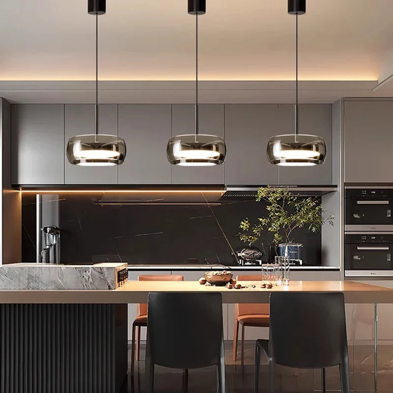 Aurelia Cirka | Ringformad LED-hänglampa för boende- och matområden i modern design