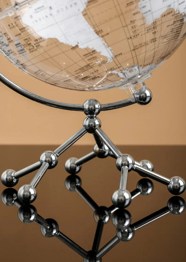 Royaleva LED Rotating World Globe Lamp – Belyst Jord Dekorationsbit