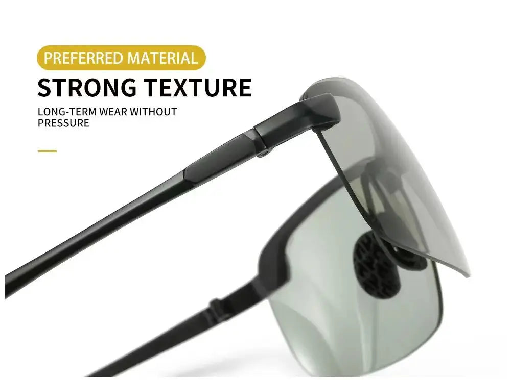 Carvallo Photochrome solglasögon | Självtonande & stiliga | För dag & natt | Elegant allroundskydd