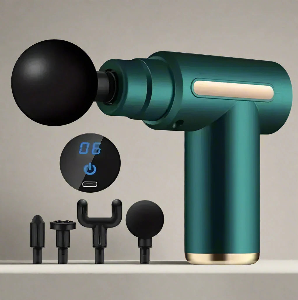 Royaleva Mini Muscle Massage Gun – Bärbar Handhållen Perkussion Massager för Djupvävnadsavlastning