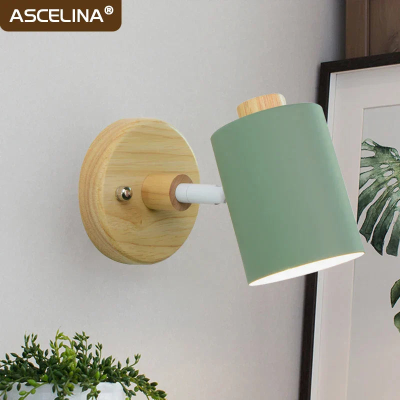 GlowWood - Vägglampa av trä