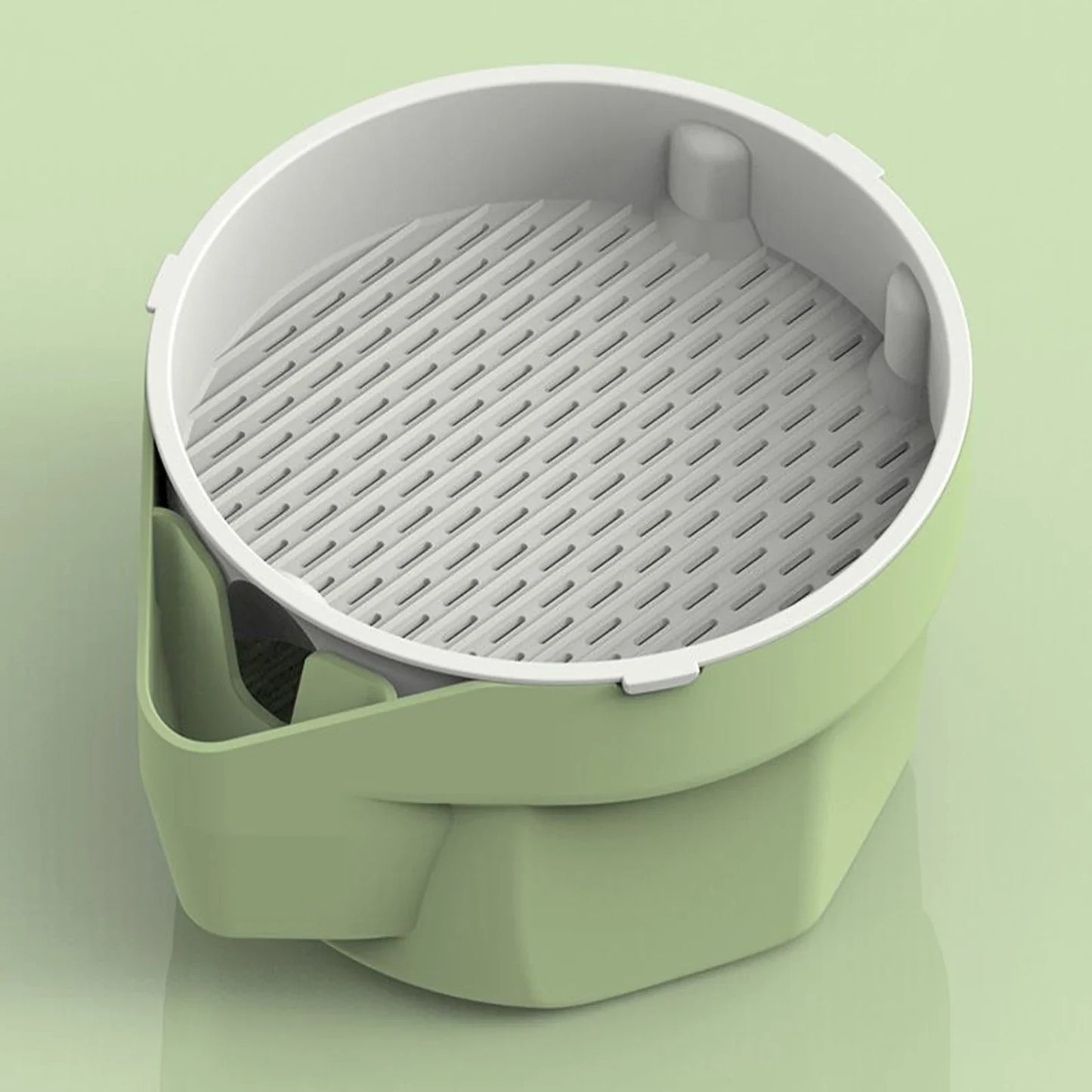 Carvallo Keimschale | Cat Grass Plant Cup | Made of food-safe PP | For wheatgrass, beans & more | Without soil