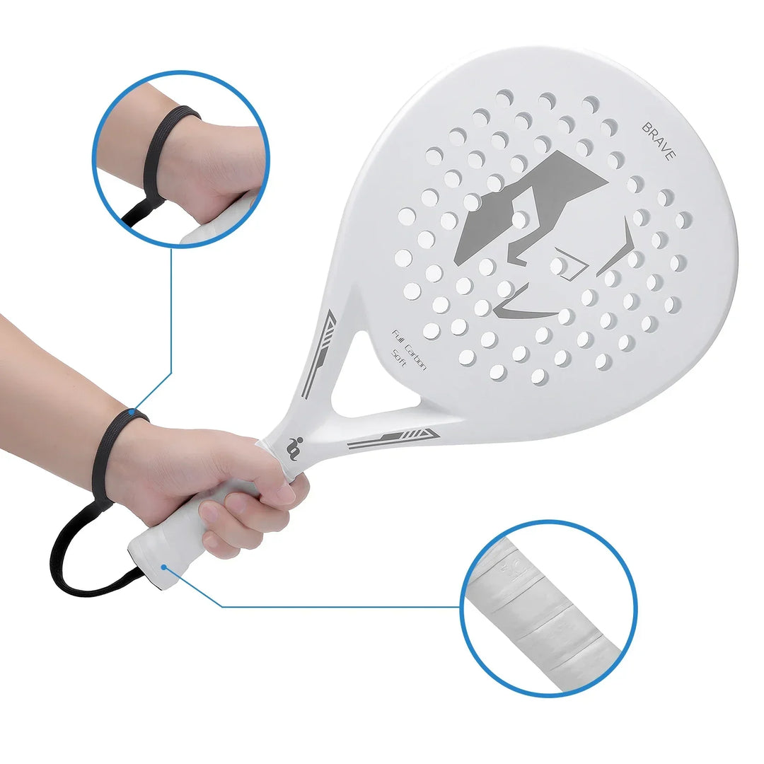 Carvallo - Lättvikts kolfiber-racket för precision och kontroll