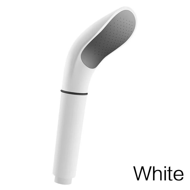 Carvallo Högtrycksduschhuvud med vattensparfunktion | Vit handdusch med filter & standardanslutning – 22×12×7,4 cm