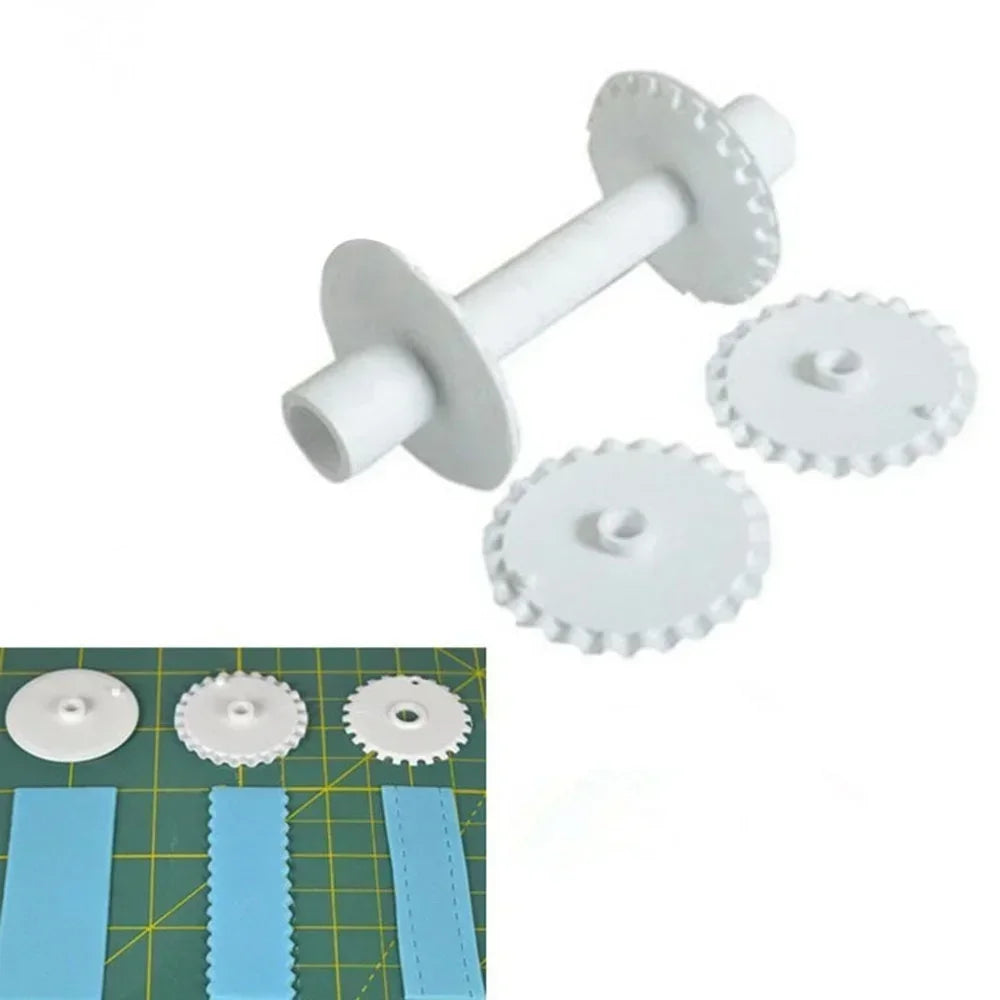 DecoRoll™ Fondant-Roller Set | 6-delat | Blommönster & Dekorationer | För tårtor, fondant & kakor | Livsmedelsäker & mångsidig