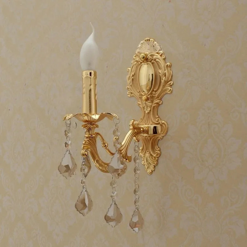 CrystalGlow - LED Kristall Ljuslykta Sovrumsinredning