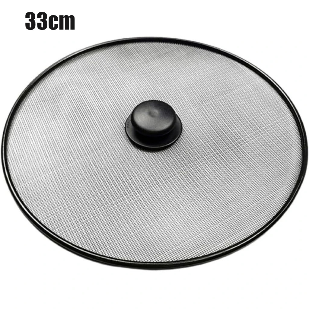 Carvallo KüchenGuard Mesh | 29/33 cm | Värmebeständig Handtag | Anti-fett Nätöverdrag för panna & kastrull