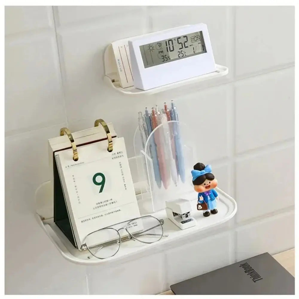 Carvallo FoldoFix SmartShelf | Fällbar hylla utan borrning | Platsbesparande & Mångsidig | 18×11 cm / 30×19 cm