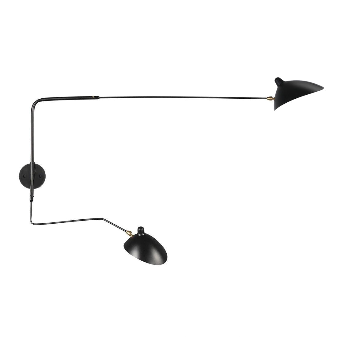 Äkta Serge Mouille Vägglampa – Designer Minimalistisk Sconce