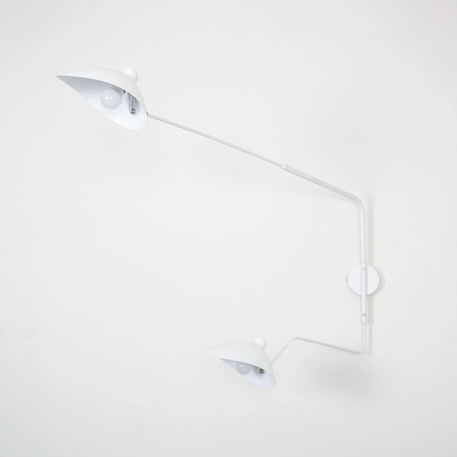 Äkta Serge Mouille Vägglampa – Designer Minimalistisk Sconce