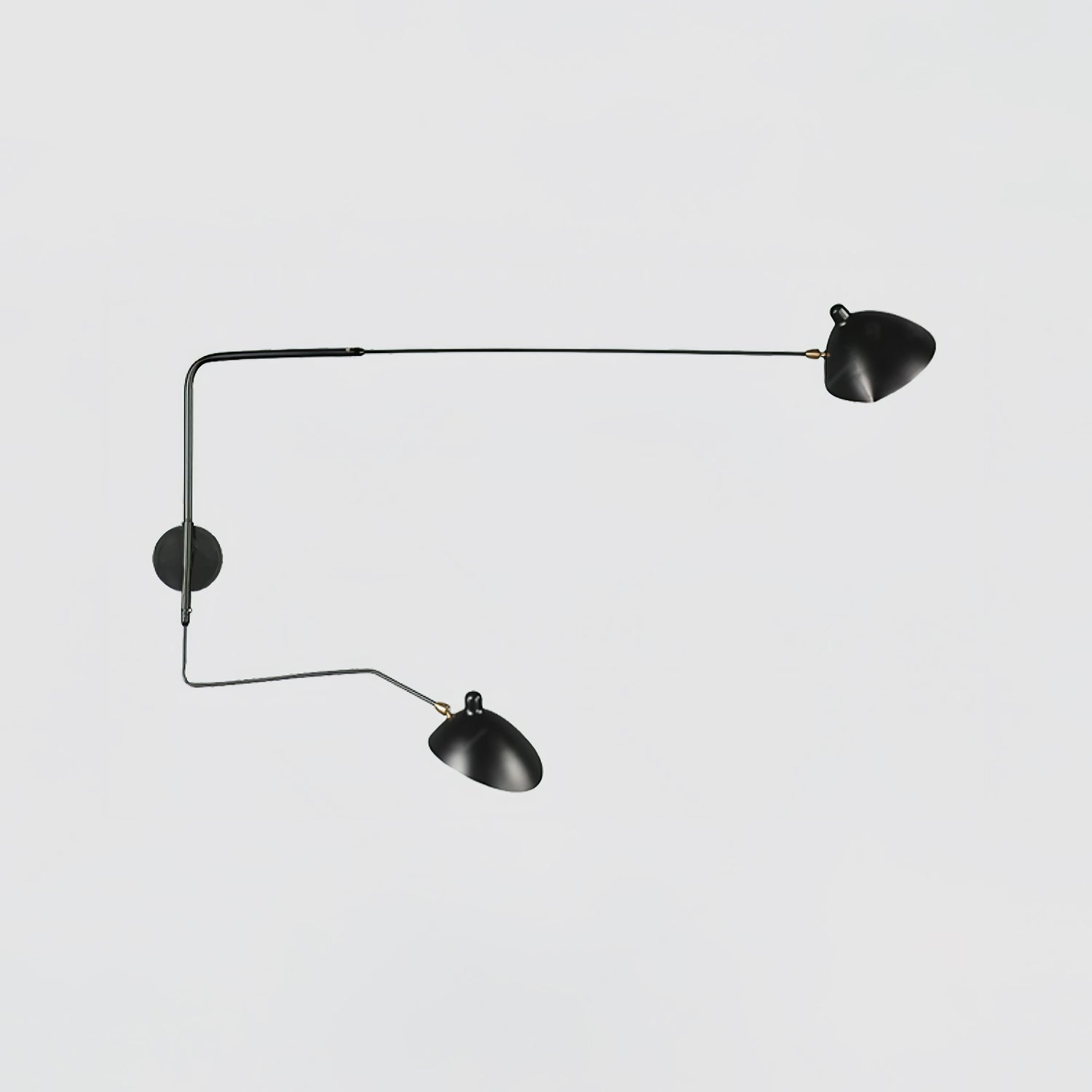 Äkta Serge Mouille Vägglampa – Designer Minimalistisk Sconce