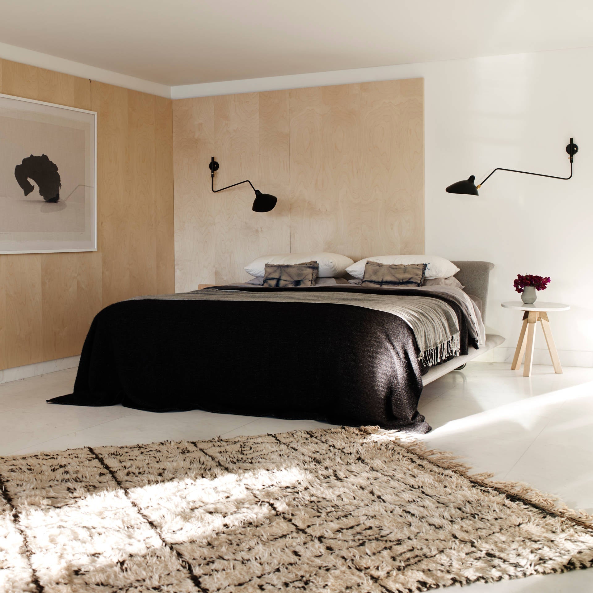 Äkta Serge Mouille Vägglampa – Designer Minimalistisk Sconce