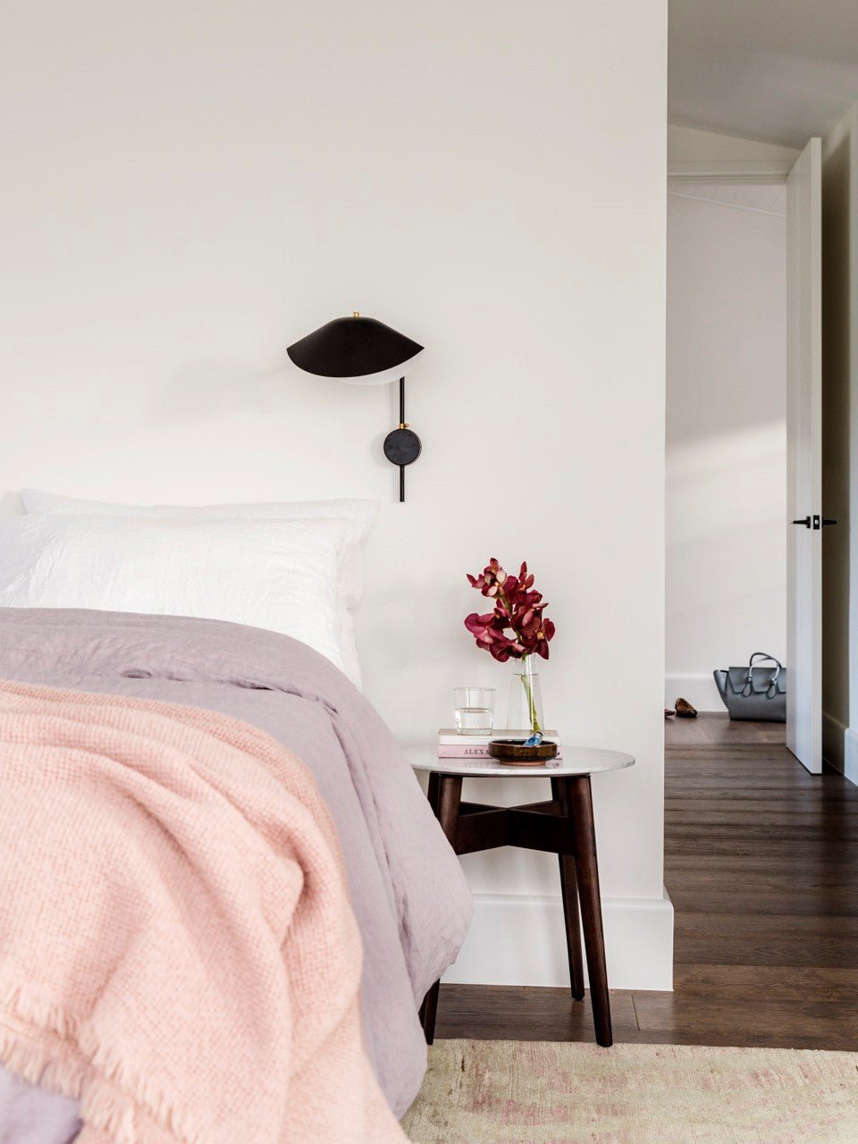 Äkta Serge Mouille Vägglampa – Designer Minimalistisk Sconce