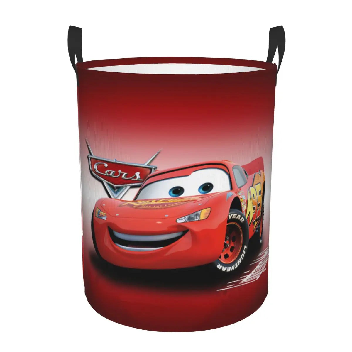 Bilar Lightning McQueen Tvättkorg – Rymlig och Fällbar Korg för Kläder