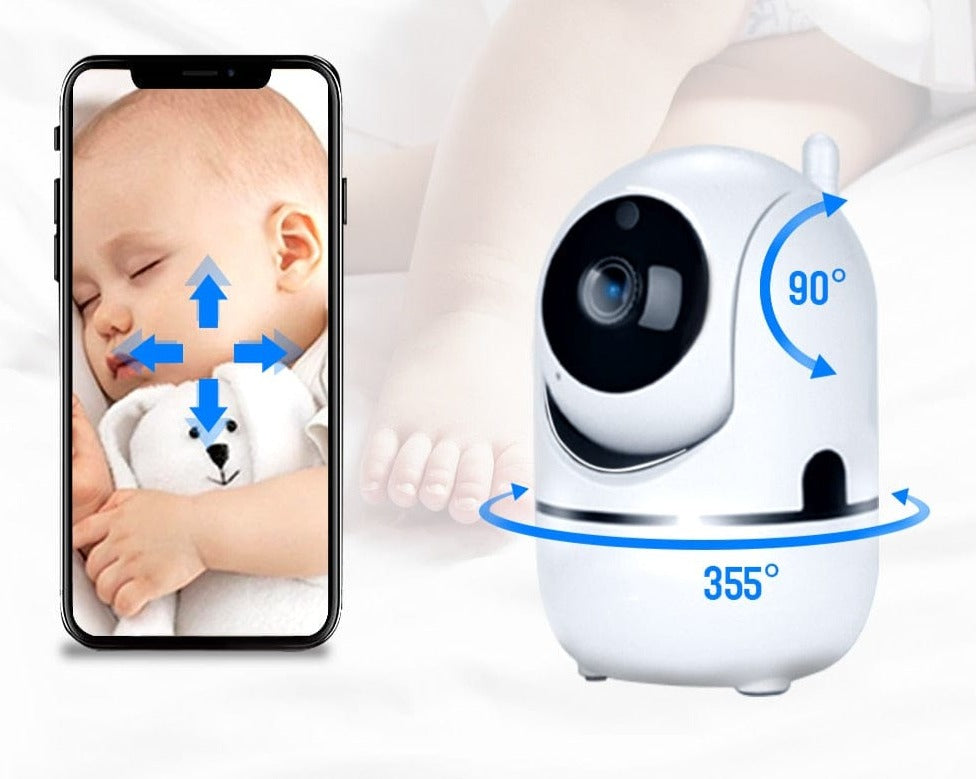Baby Monitor Kamera Trådlös Video Nattseende