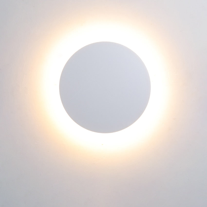 Almos - Utomhus Vattentät Rund LED Vägglampa IP65