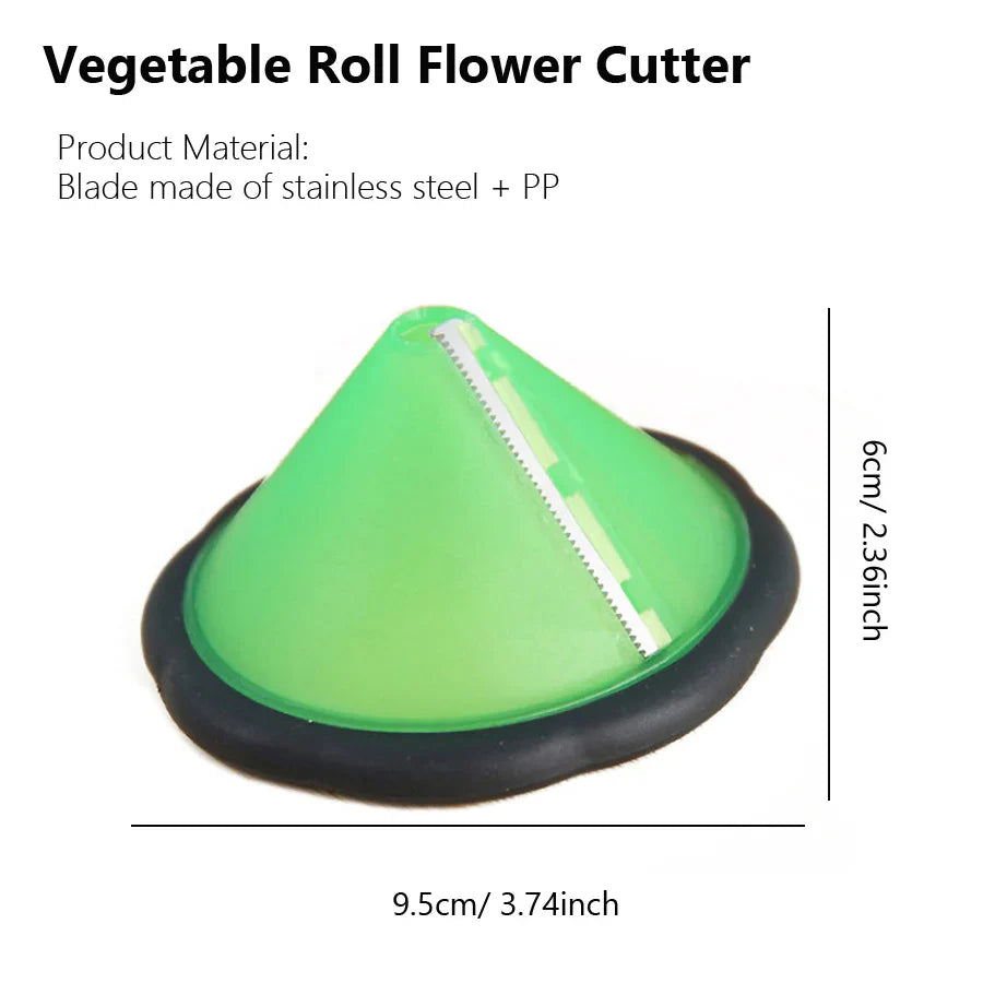 Carvallo Sallads-Konstverktyg Set | Rostfritt Stål Spiralskärare & Grönsakskniv | För Morötter & Gurkor | Carvallo™