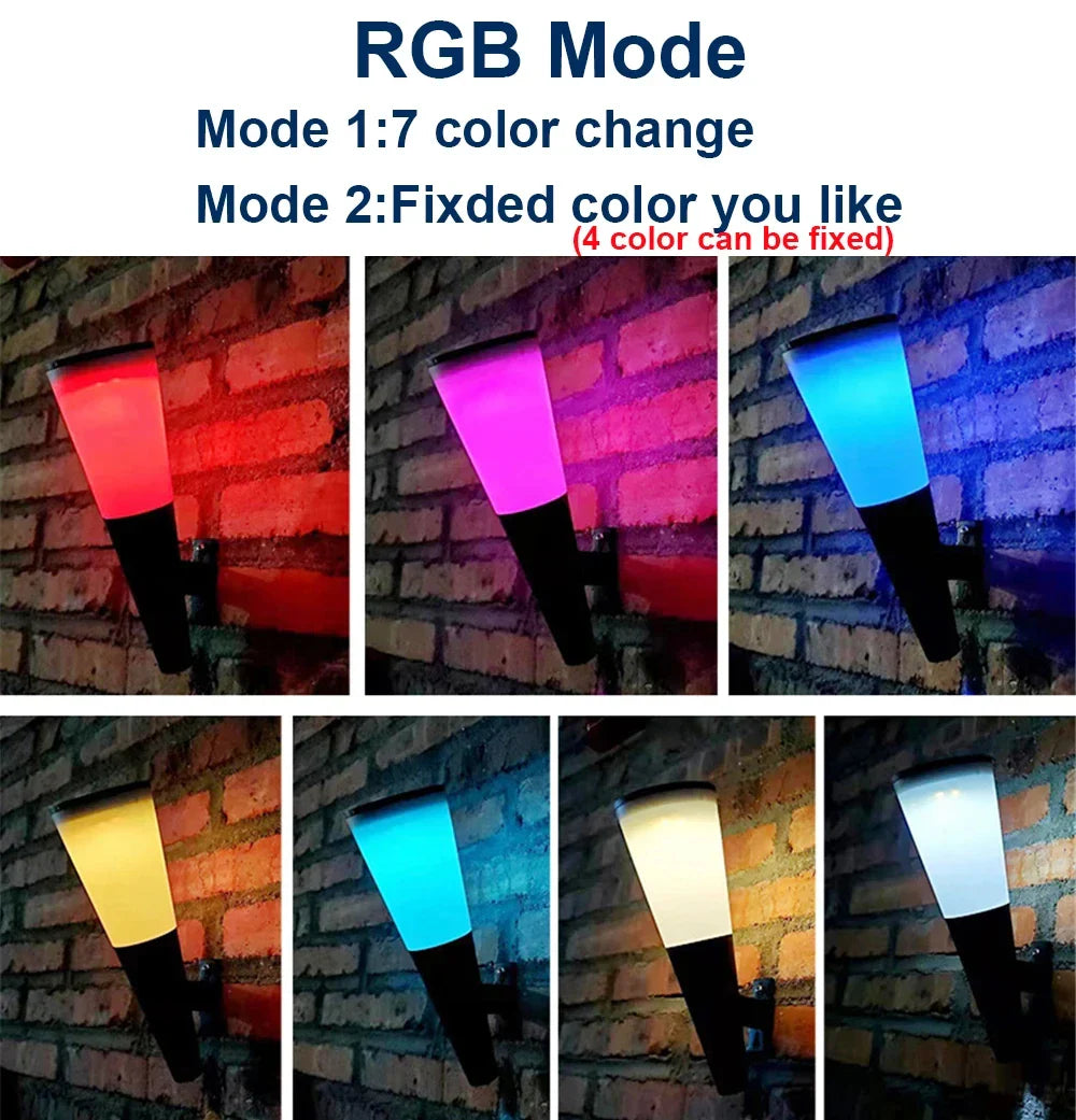 Carvallo Vägglampa | Väderbeständig & Soldriven | För Trädgård, Infart & Terrass