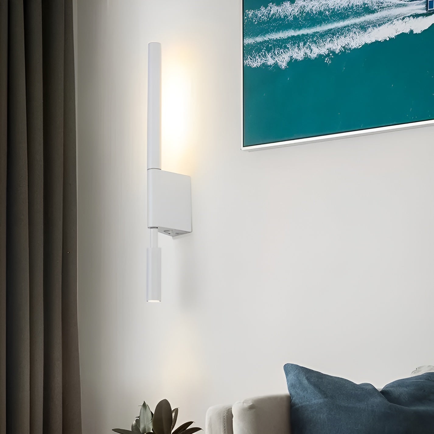 AetherArc Lampa - Justerbar 360-graders rotationsvägglampa