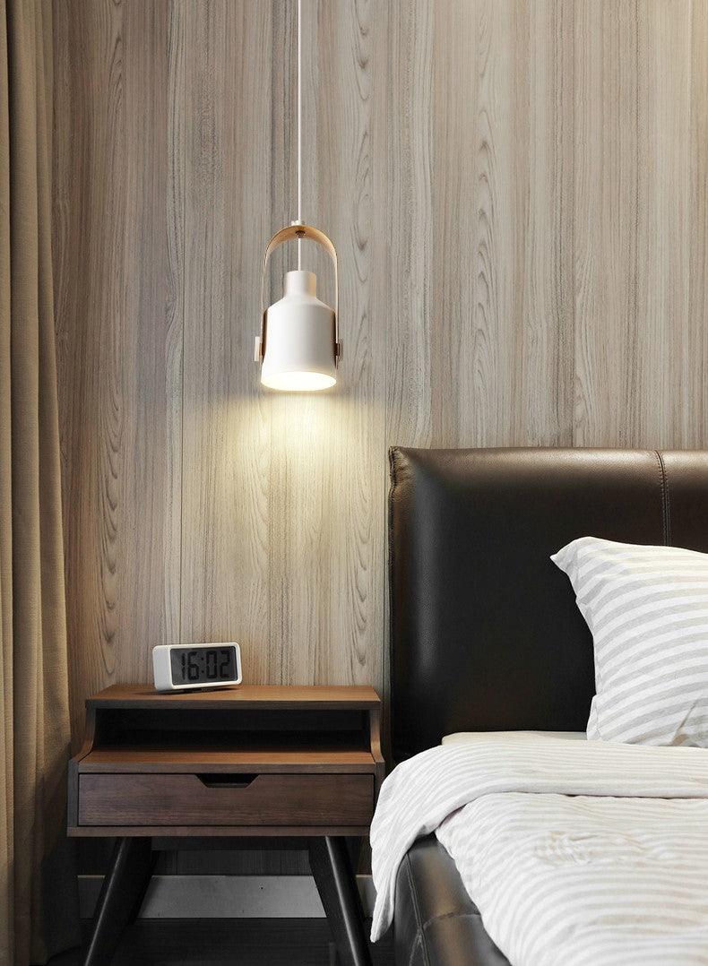 Nordisk Trä och Metall Hängande Spotlight