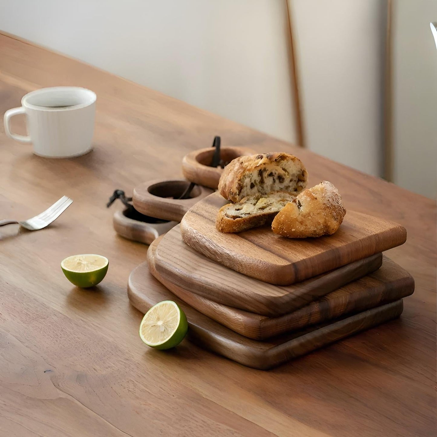 Valnötsträ Skärbrädor – 2-Pack & Hållbar | Stilig Kökstillbehör