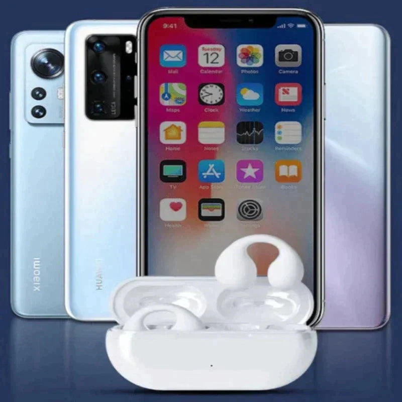 Trådlösa öronsnäckor med säker passform och fodral