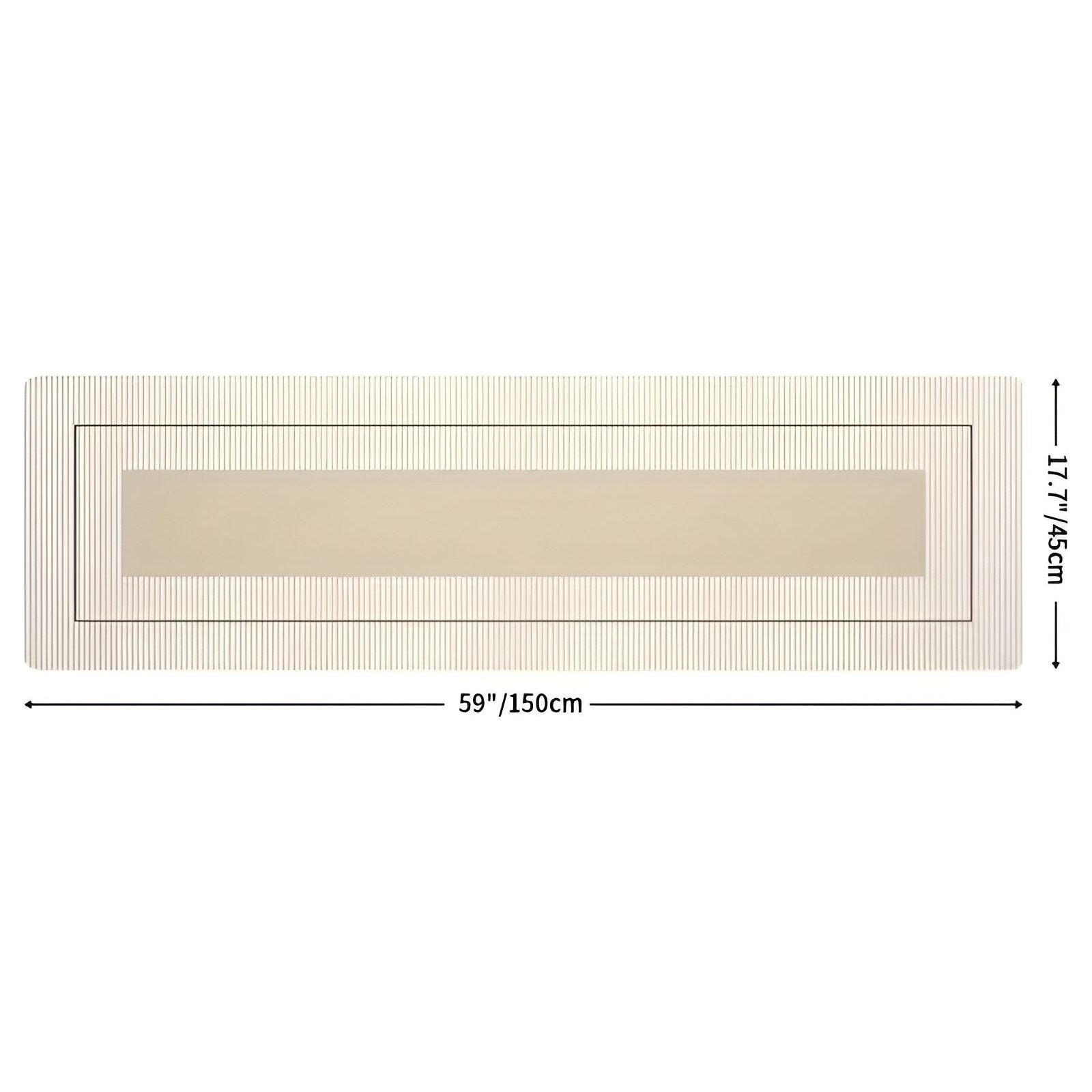 SpringEase Matta - Minimalistisk Stil Icke-Glidande och Absorberande Vardagsrumsmatta