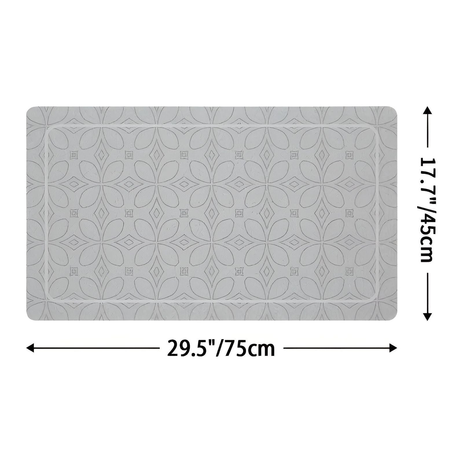 SpringEase Matta - Minimalistisk Stil Icke-Glidande och Absorberande Vardagsrumsmatta