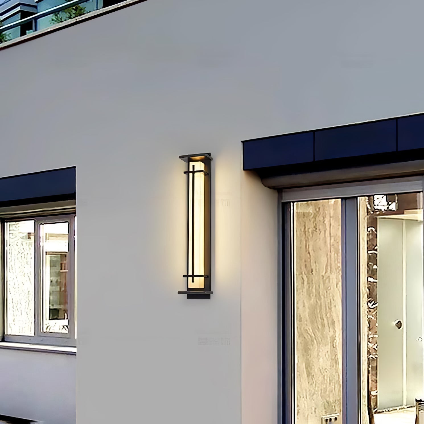 Fyrkantig Utomhusvägglampa