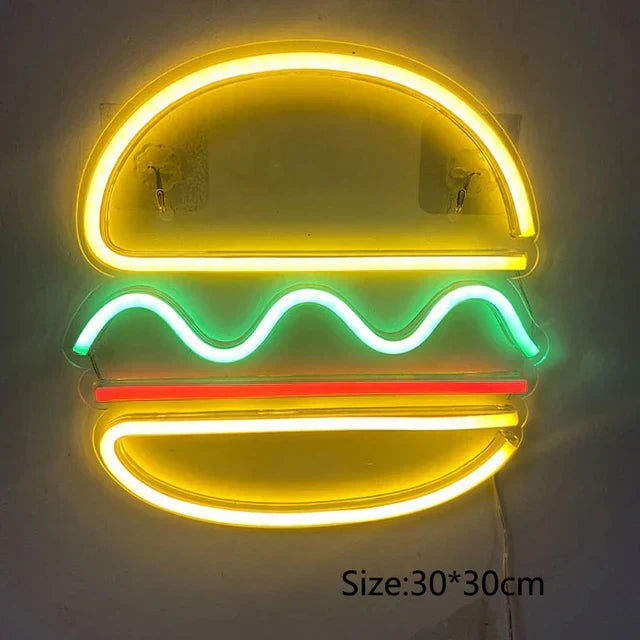 NeonTaco – LED Neonbord med Tacos Design | Stämningsfull Belysning
