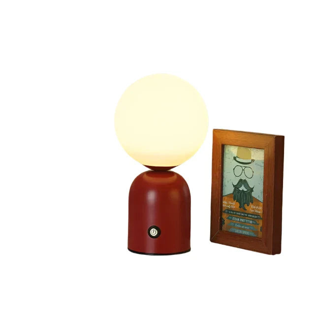 GlowLuxe - Uppladdningsbar LED Bordslampa, Trådlös och Dimbar