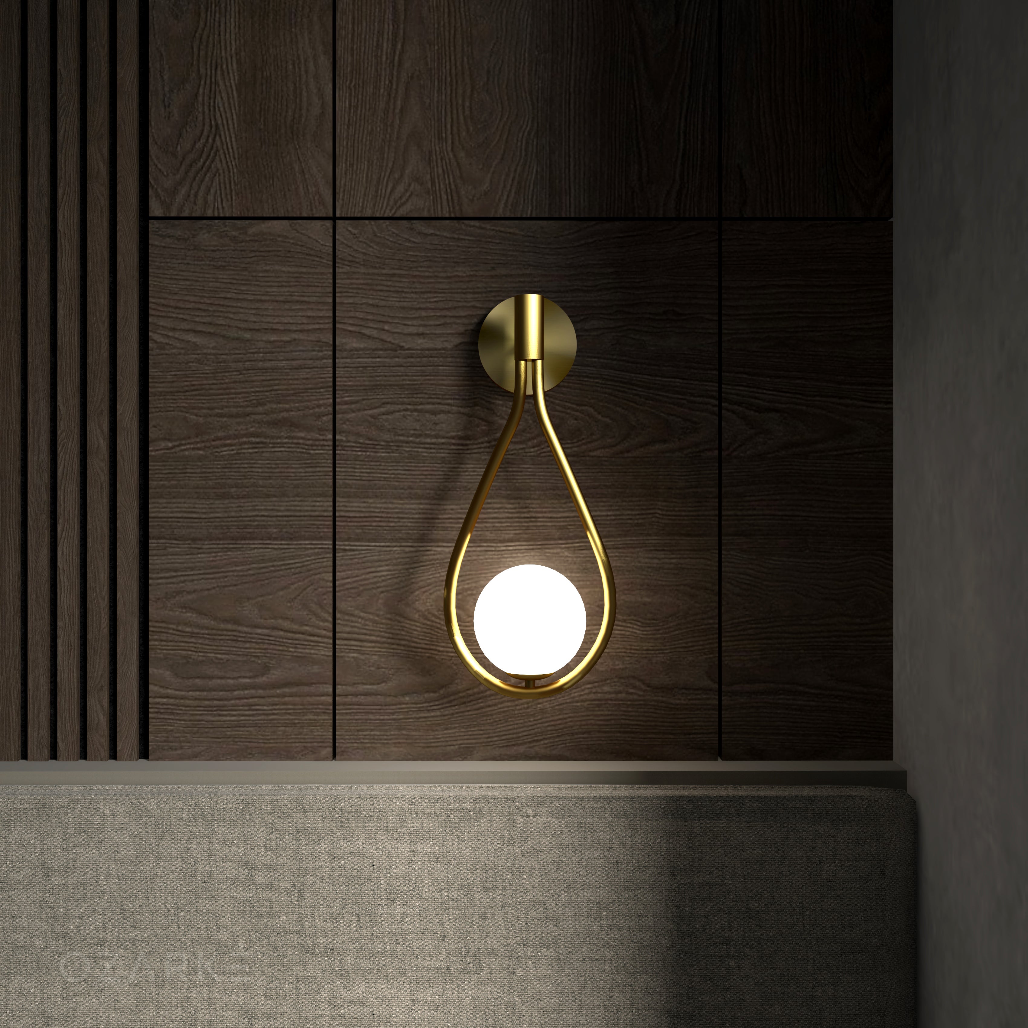 Tear Drop Vägglampa - Elegant Belysning med Modern Utstrålning