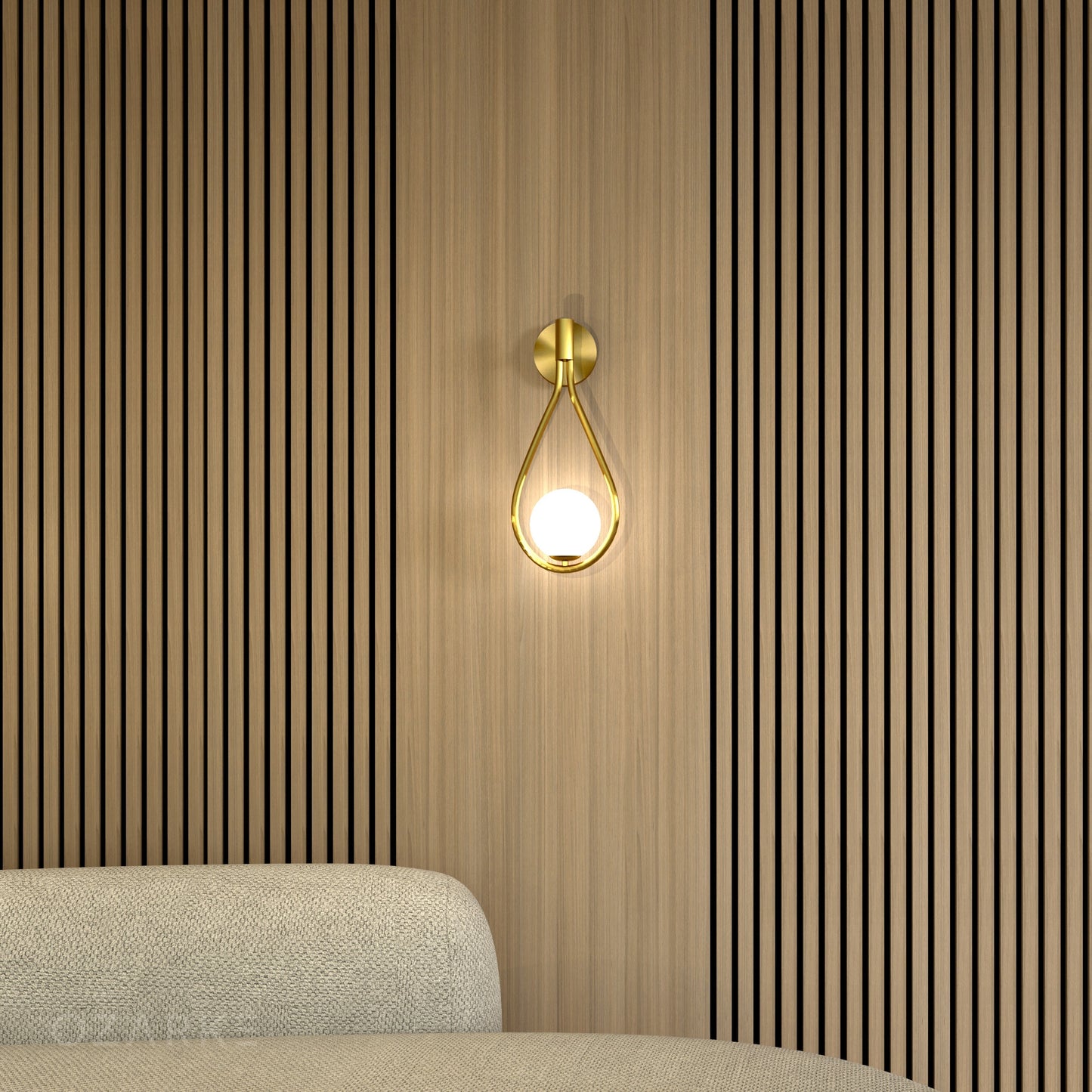 Tear Drop Vägglampa - Elegant Belysning med Modern Utstrålning