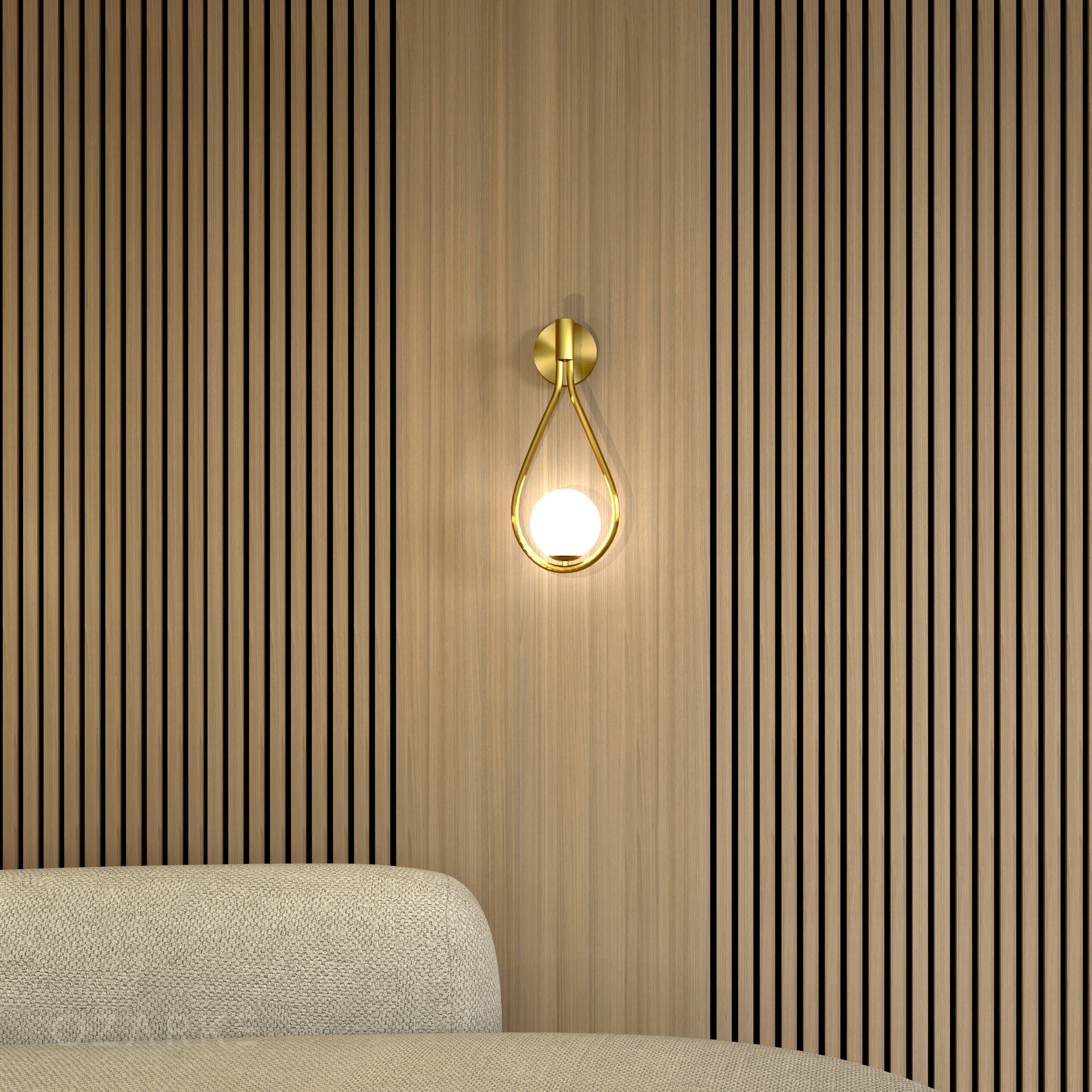 Tear Drop Vägglampa - Elegant Belysning med Modern Utstrålning