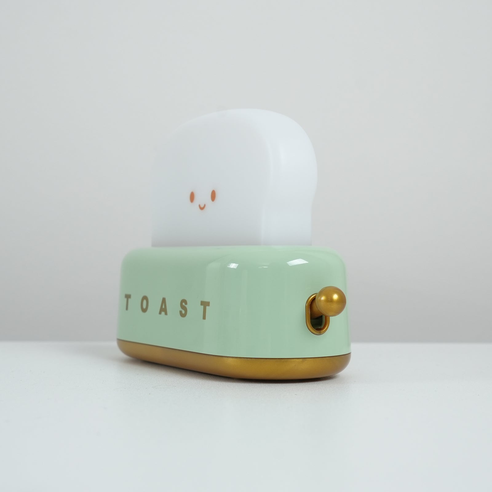 GlowToast Lampa – Bärbar Bröd-Toast Cartoon LED Nattlampa